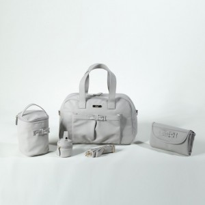 MY Collection 7170 Candy Anne Bebek Bakım Çanta Seti  - GRİ / GREY