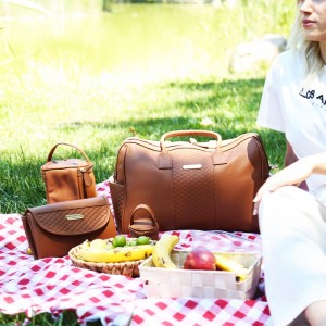 MY Collection 7240 Gaia Anne Bebek Bakım Çanta Seti - TABA / TAN