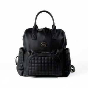 MY Collection 7271 Kitty Tek Anne Bebek Bakım Sırt Çantası - SİYAH / BLACK