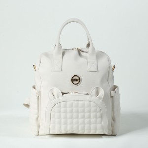 MY Collection 7271 Kitty Tek Anne Bebek Bakım Sırt Çantası - KREM / CREAM