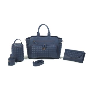 MY Collection 7280 Juno Anne Bebek Bakım Çanta Seti - LACİVERT/NAVY BLUE