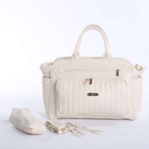 MY Collection 7281 Juno Tek Anne Bebek Bakım Çantası - KREM / CREAM