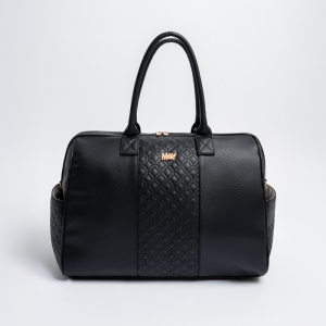 7370 - VELİNA DERİ BEBE BAKIM ÇANTASI - SİYAH / BLACK