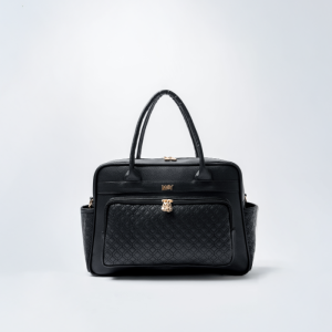 7355 - ZELİNA DERİ BEBE BAKIM ÇANTASI - SİYAH / BLACK